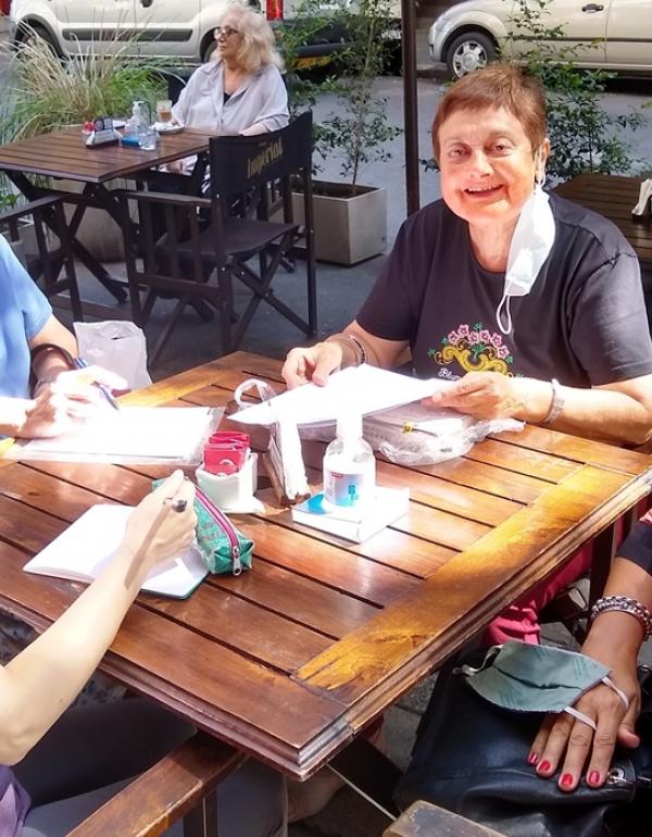 Laura Calderón, Susana Biasi, Malvina Aparicio y Marcela Gallegos