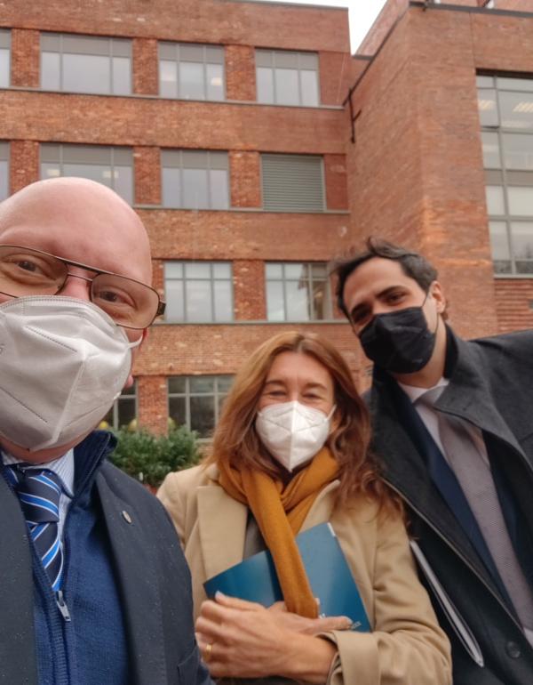 Ángel Piazza, Marisa Garsco y Carlos Bonetti