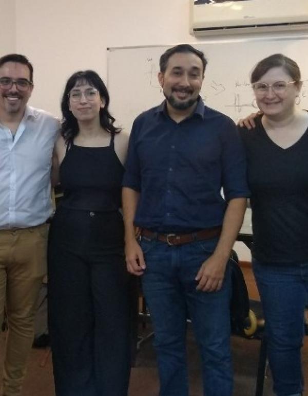 Dr. Eduardo Moreno, Dr. Federico Sánchez, Lic. Victoria Papagna, Dr. Jorge Mario Andreau, Dra. Valeria Pedrón y Dra. Carolina Pereyra Girardi.
