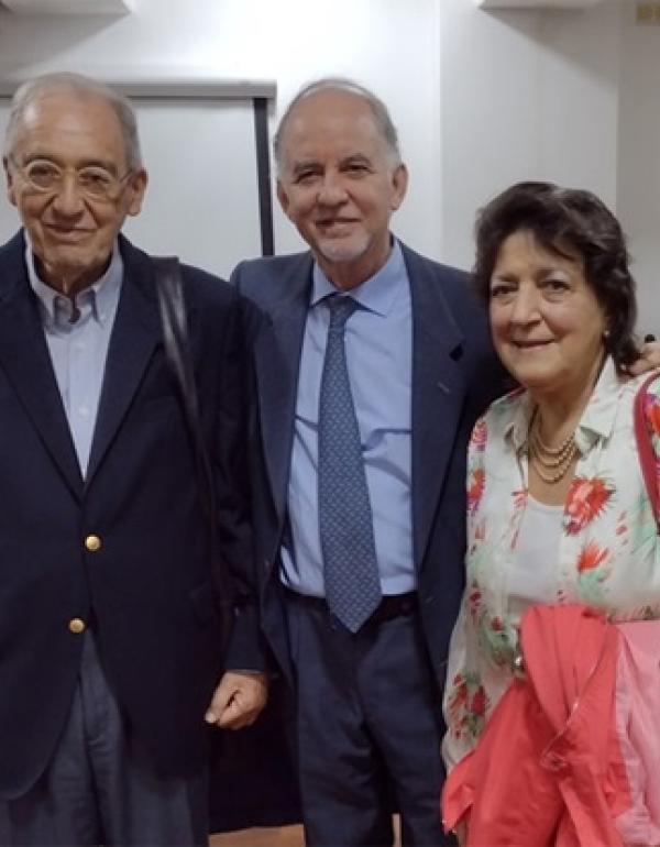 Dr. Eduardo Sinnott, Dr. Bernardo Nante y Dra. Alicia Sisca