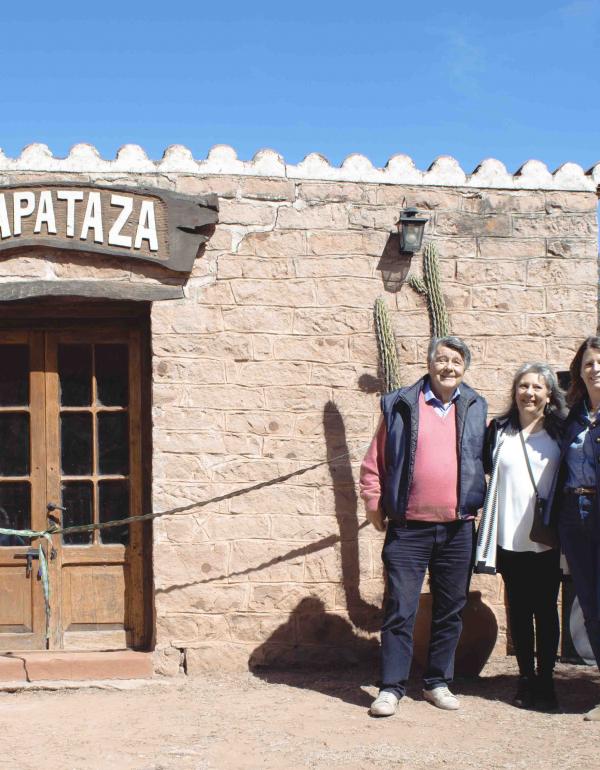 Roberto Chavero (Presidente FAY), Liliana Rega (Directora Biblioteca USAL), Romina Cavalli (Vicerrectora USAL), Cristina González Bordón (Ministerio de Cultura de la Nación) y Máximo Arbe (Vicepresidente FAY) en el Acto de inauguración de La Captaza.