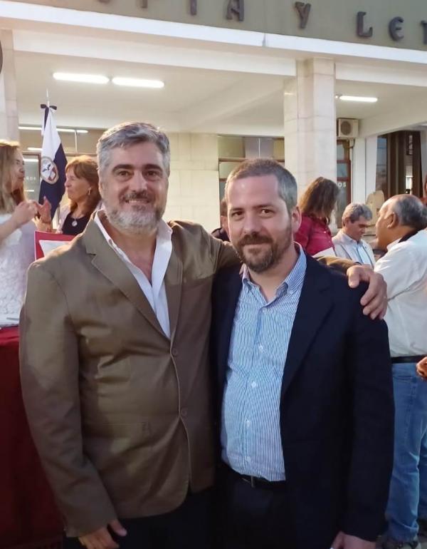 Dr. Juan Bautista García Bazán junto con su codirector, Dr. Mariano Troiano.