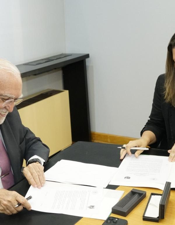 Ricardo Gil Lavedra y Romina Cavalli