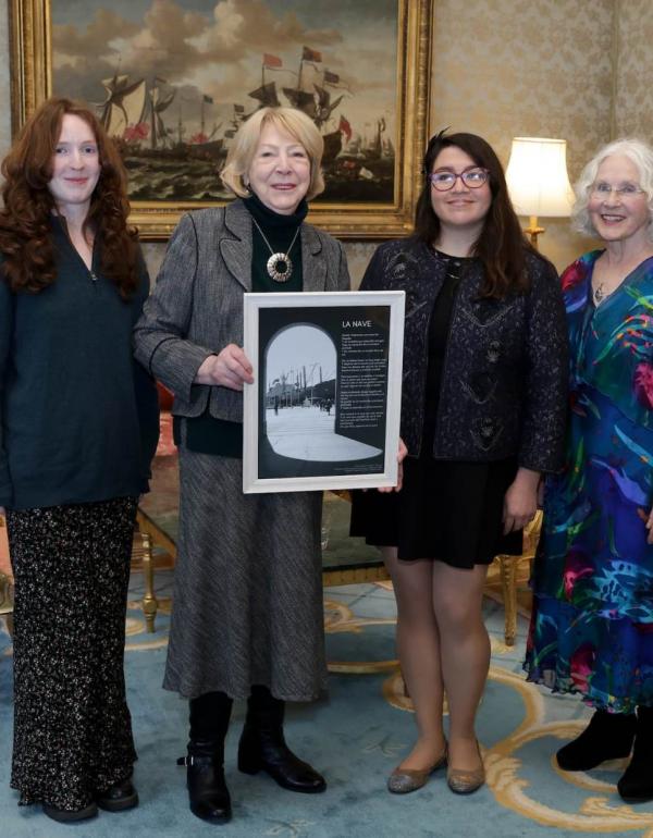 Rioghnach Dunne, Sabina Mary Higgins, Siobhán Ni Fhoghlu, Oriana Pérez Ponce.