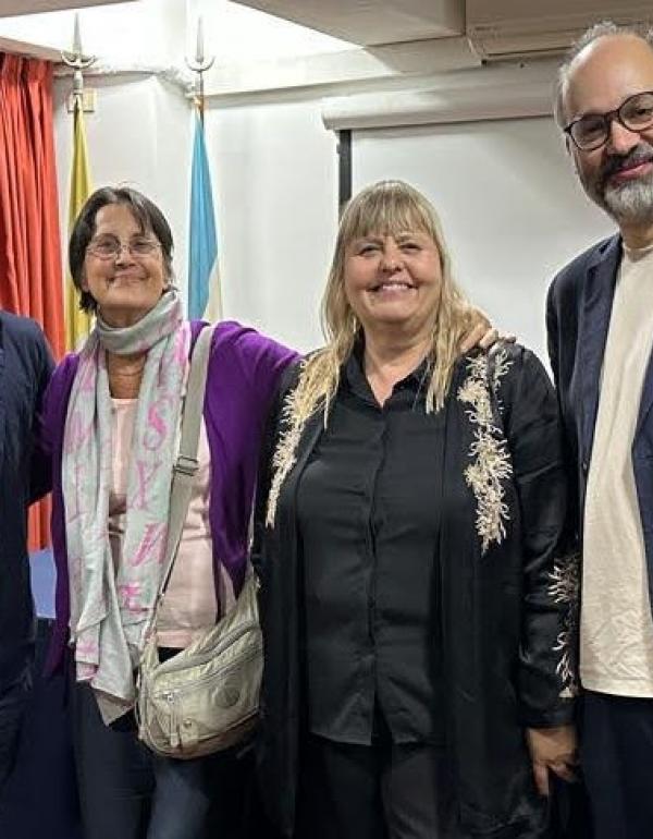 Rember Yahuarcani, Dra. Elena Oliveras, Esp. Sandra Juárez y Mg. Alejandro Schianchi