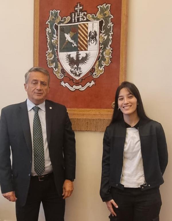 El Rector, Carlos Ignacio Salvadores de Arzuaga y Miranda García Zeliz