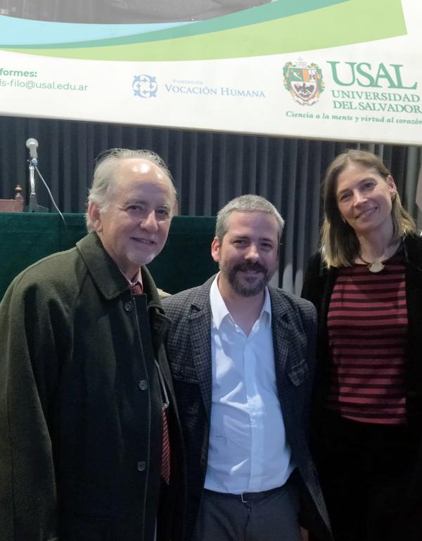 Dr. Bernardo Nante, Dr. Juan Bautista García Bazán y Mgtr. Verónica Parselis