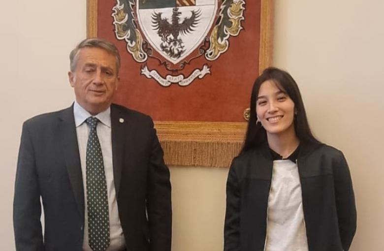 El Rector, Carlos Ignacio Salvadores de Arzuaga y Miranda García Zeliz