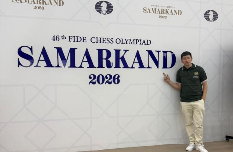 Juan de Dios Duran, en Samarkanda, Uzbequistan, en la Olimpiada de Ajedrez 2026.