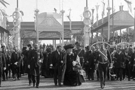 La Infanta Isabel visitó la Argentina con motivo del Centenario, en mayo de 1910.Colección César Gotta