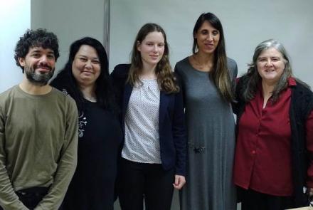 Prof. Leonardo Graná, prof. Nuria Gómez Belart, prof. Friederike Foedtke, prof. Carolina Bertini, prof. Andrea Hudym.