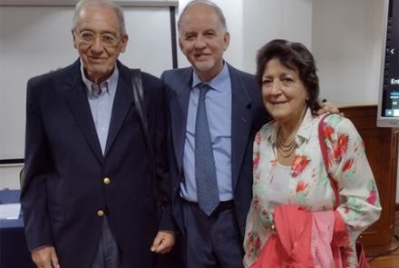 Dr. Eduardo Sinnott, Dr. Bernardo Nante y Dra. Alicia Sisca