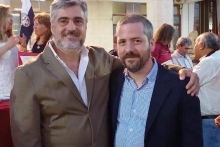 Dr. Juan Bautista García Bazán junto con su codirector, Dr. Mariano Troiano.