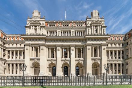 Palacio de Tribunales donde funciona la Corte Suprema