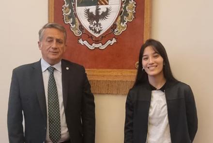 El Rector, Carlos Ignacio Salvadores de Arzuaga y Miranda García Zeliz