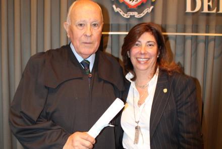 Aquilino López Diez junto a su esposa, Silvia Chiesa