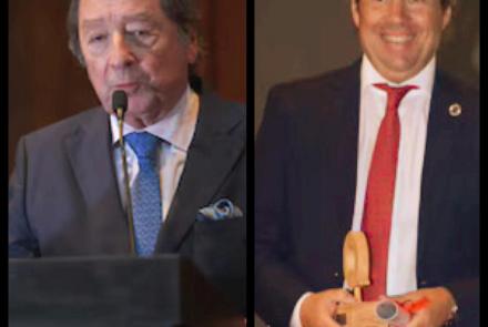Guillermo J. Borda - Premio a la "Excelencia en Derecho Ciivil" y  Juan M. Álvarez Echagüé - Premio a la "Excelencia en Derecho Bancario y Financiero" 
