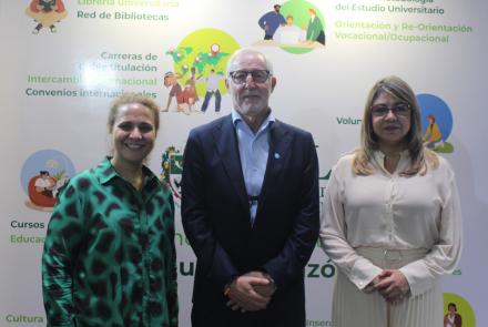 Gabriela Agosto, Alejandro Gutman y Miriam Elena Mena Gallardo.